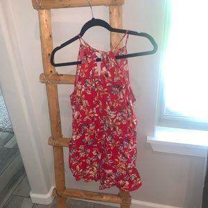Garage Red floral romper